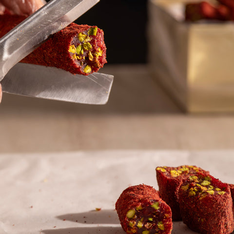 Strawberry and Pistachio Turkish Delight 500g