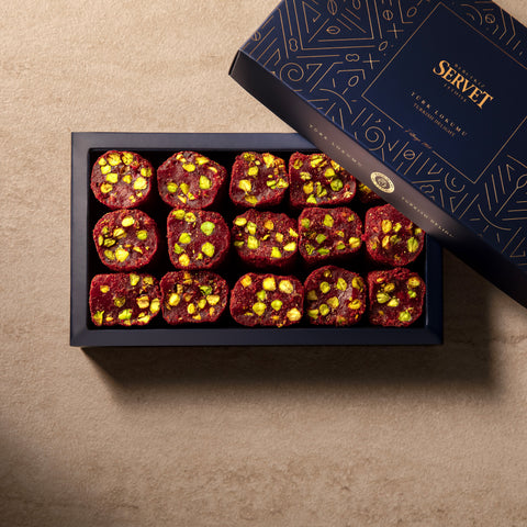 Strawberry and Pistachio Turkish Delight 500g