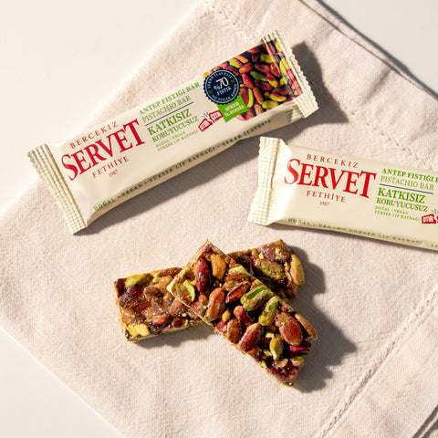 Şeker İlavesiz Antep Fıstığı Krokan Bar 20g 6'lı Paket
