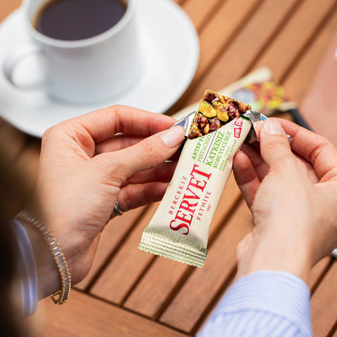 Şeker İlavesiz Antep Fıstığı Krokan Bar 20g 6'lı Paket