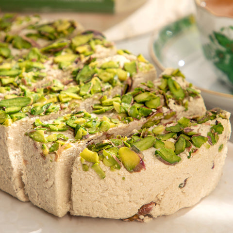 Fresh Tahini Halva with Pistachios, No Refined Sugar Added, 3-Pack