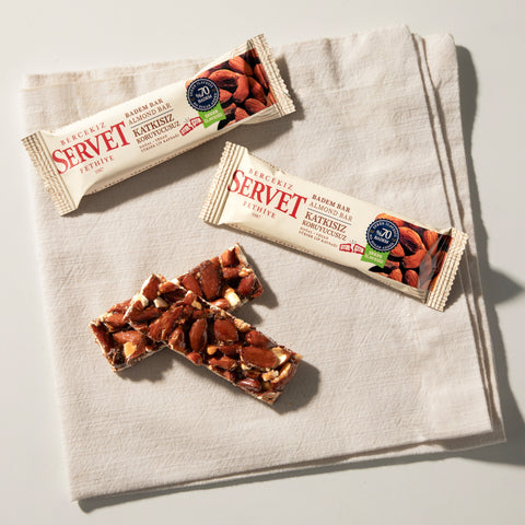 Şeker İlavesiz Badem Krokan Bar 20g 6'lı Paket