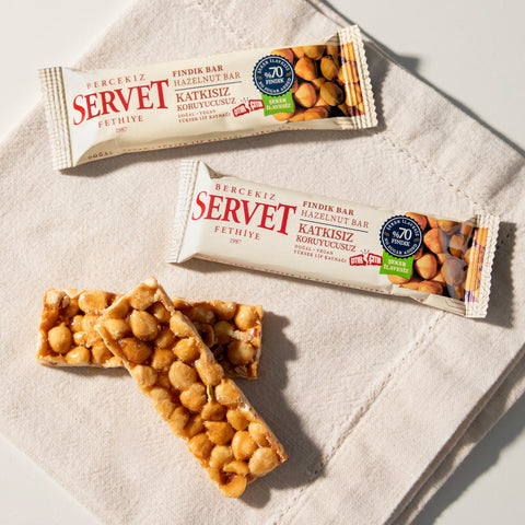 Şeker İlavesiz Fındık Krokan Bar 20g 6'lı Paket