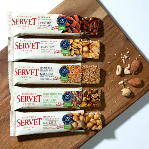 Şeker İlavesiz Krokan Bar Karışık 20g 30'lu Paket