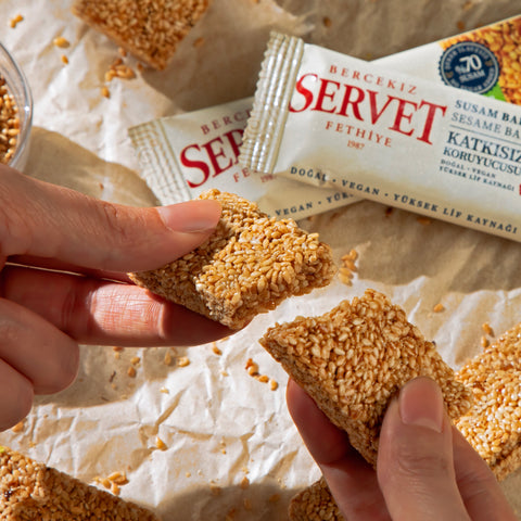 Şeker İlavesiz Susam Krokan Bar 20g 6'lı Paket