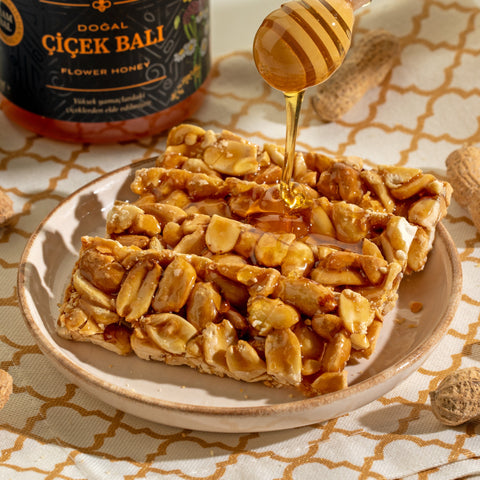 Şeker İlavesiz Yer Fıstığı Krokan Bar 20g 6'lı Paket