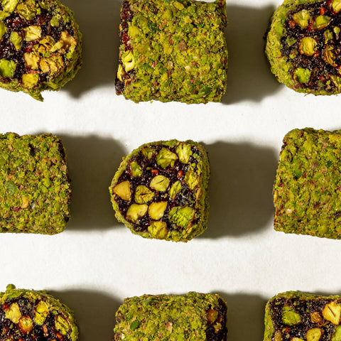 Black Mulberry and Antep Pistachio Turkish Delight 500g
