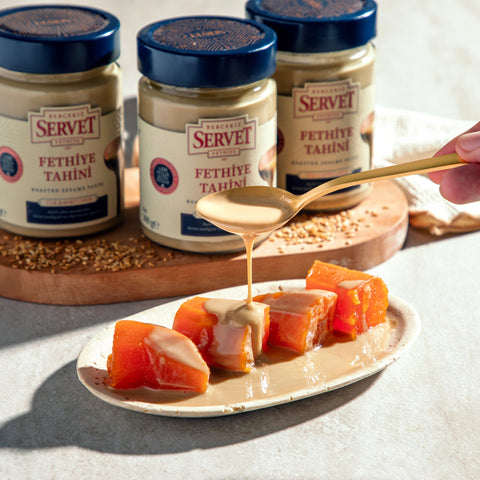 Tek Kavrulmuş Taze Servet Tahini - 300g 3'lü Paket