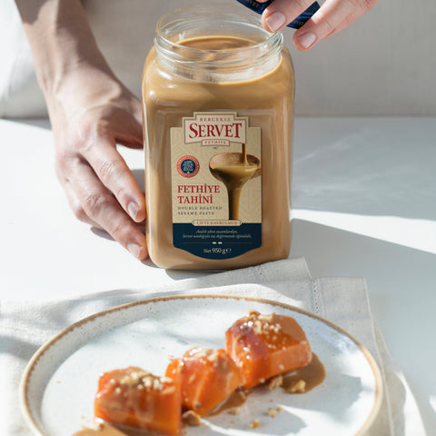Çifte Kavrulmuş Taze Servet Tahini - 950g 3'lü Paket