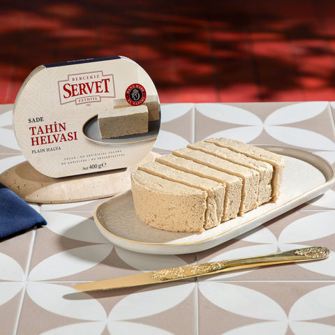 Sade Tahin Helvası 400g + Fındık Ezmesi 200g