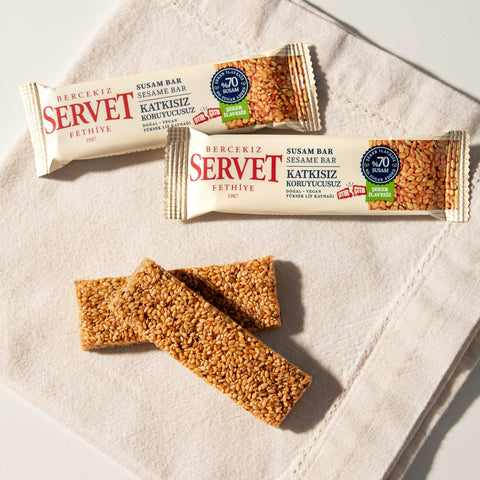 Şeker İlavesiz Susam Krokan Bar 20g 6'lı Paket
